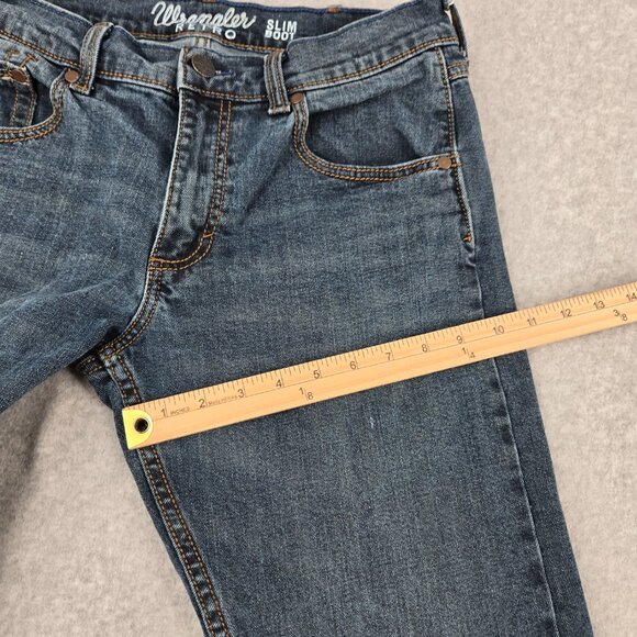 Wrangler Retro Jeans Mens 29x34 Slim Boot Bootcut Western Cowboy Rodeo Denim - Picture 11 of 16